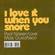 Cover: Paal Nilssen-Love & Mats Gustafsson - I Love It When You Snore (2002)